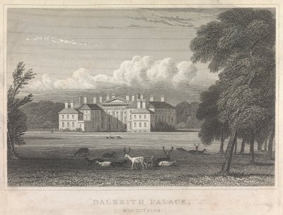 Dalkeith Palace, Midlothian; página 86 (Volume Um) de Unknown artist