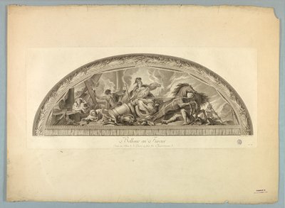 Decorações de Lebrun e Mignard no Palácio de Versalhes de Unknown artist