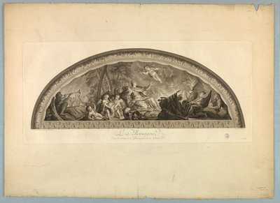 Decorações de Lebrun e Mignard no Palácio de Versalhes de Unknown artist