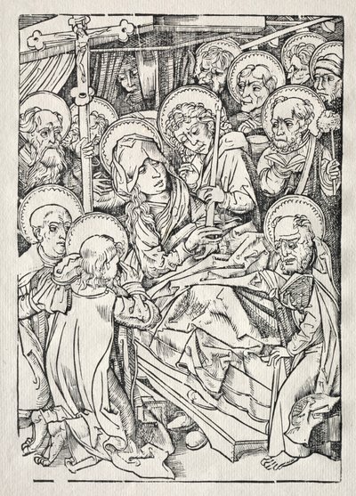 A morte de Maria de Unknown artist