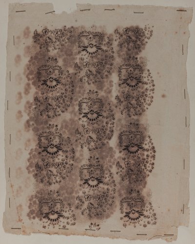 Desenho de projeto, final do século XVIII de Unknown artist