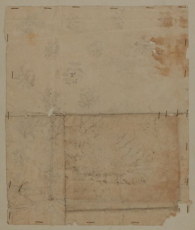 Desenho de projeto, final do século XVIII de Unknown artist