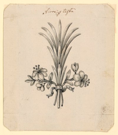 Design para flores como vestido de cabelo de Unknown artist
