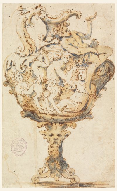 Design para jarra de majólica de Unknown artist