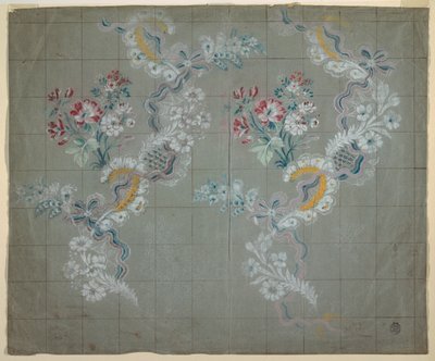 Design para brocado de seda de Unknown artist