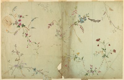 Design para um brocado de seda de Unknown artist