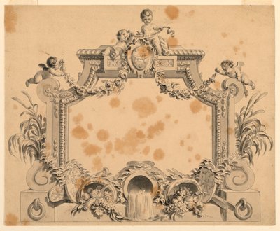 Design para uma página de título de Unknown artist