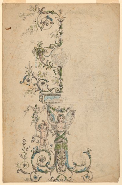 Design para a decoração de um painel de Unknown artist