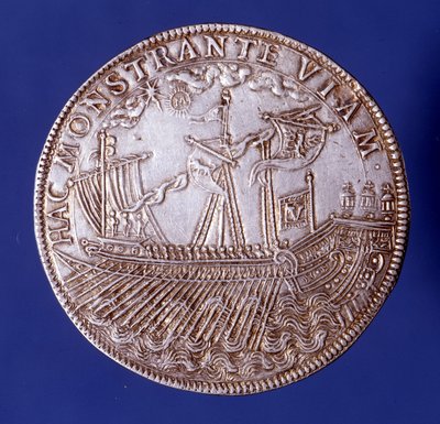 Ducado de Vincenzo Gonzaga (Vincent Gonzague) (1562 - 1612), Duque de Mântua representando uma galera. de Unknown artist