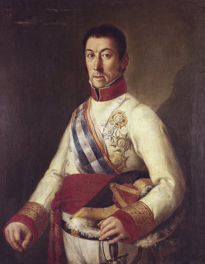 ELIO, Francisco Javier de (1767-1822). Militar absolutista espanhol, governador de Montevideo (pintura) de Unknown artist