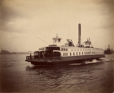 [Ferry da zona Este]. de Unknown artist