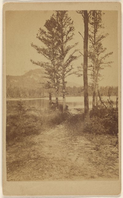 Lago Echo perto de Conway [País de Gales] de Unknown artist