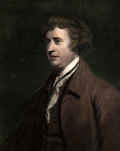 Edmund Burke 1729-1797 - gravura - século XIX de Unknown artist