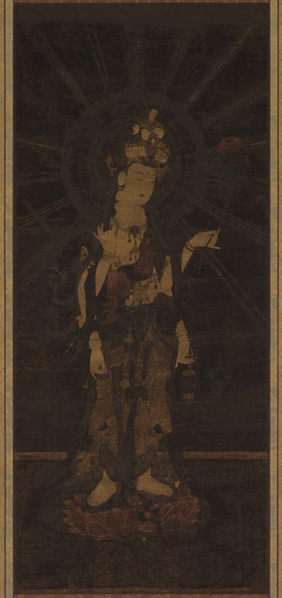 Kannon de onze cabeças de Unknown artist