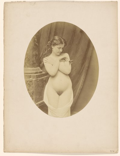 [Nu feminino com beija-flor]. de Unknown artist