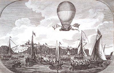 Primeira travessia aérea do Canal da Mancha de Unknown artist