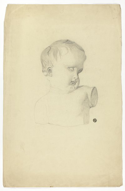 Fragmento de busto de criança de Unknown artist