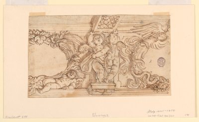 Friso com Putti e Medalhões de Unknown artist