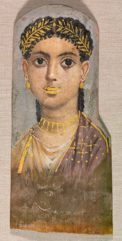 Retrato funerário de uma jovem de Unknown artist