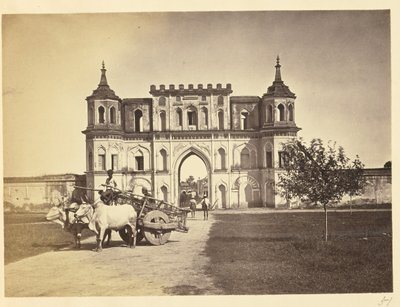 [Porta de entrada para o Moti Mahal, Lucknow] de Unknown artist