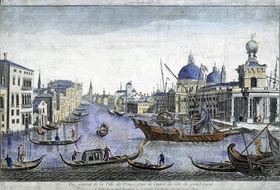 Vista geral de Veneza - gravura de Unknown artist