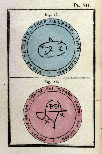 Grimoire do Papa Honório costumava convocar demónios. Ed. de 1760. de Unknown artist