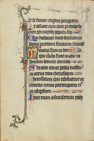 Inicial L: Canto dos clérigos de Unknown artist