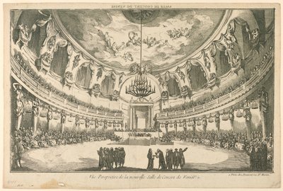 Interior da nova sala de concertos, Veneza de Unknown artist
