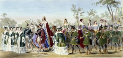 Jane Georgina, Lady Seymour - em "Knight of England" por J. Whatman, Ed. T. M