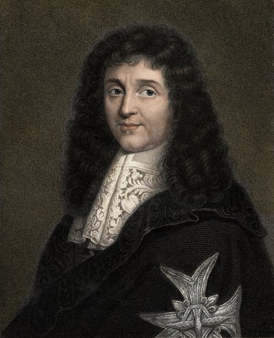 Jean Baptiste (Jean-Baptiste) Colbert 1619-1683 - gravura - século XIX de Unknown artist