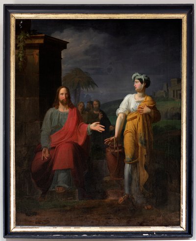 Jesus e a mulher samaritana de Unknown artist