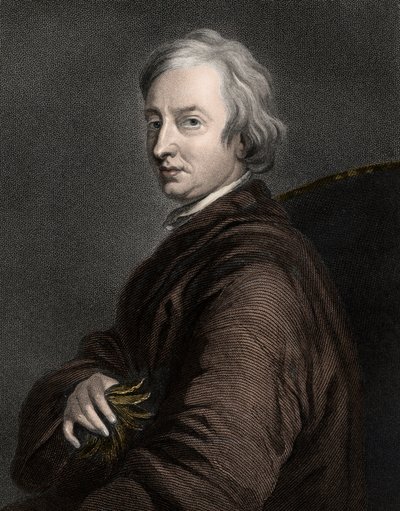 John Dryden 1631-1700 - gravura - século XIX de Unknown artist