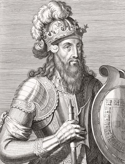 Rei Afonso III de Portugal. Retrato. de Unknown artist
