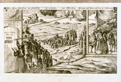 LUTHER Martin: Impressão alegórica do sonho de Frederico, o Sábio, príncipe de Saxe... (gravura) de Unknown artist