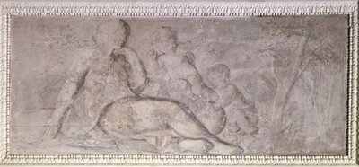 La Géographie, amours et sphère terrestre, entre 1775 e 1785 (óleo sobre madeira) de Unknown artist