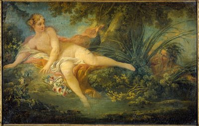 La Nymphe surprise, depois de Boucher de Unknown artist
