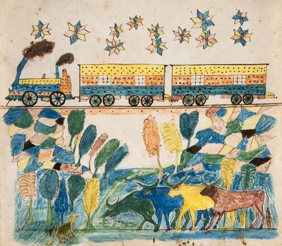 Landscape-Train de Unknown artist