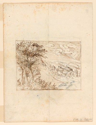 Paisagem: verso: Design Grotesco de Unknown artist