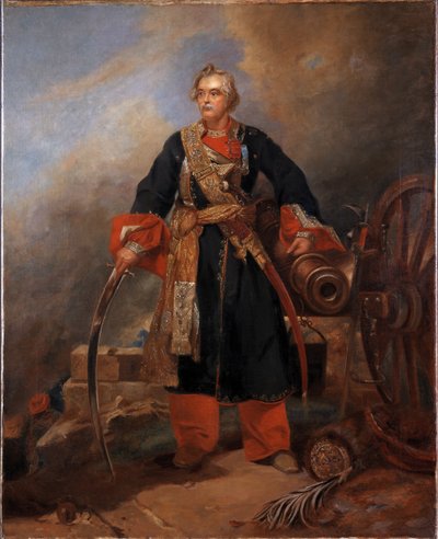 Tenente-General Sir John Bennet Hearsey, 2º (Bengala) Cavalaria Irregular (Gardners Horse) de Unknown artist