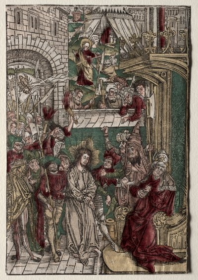 Vida de Cristo: Cristo diante de Pilatos de Unknown artist