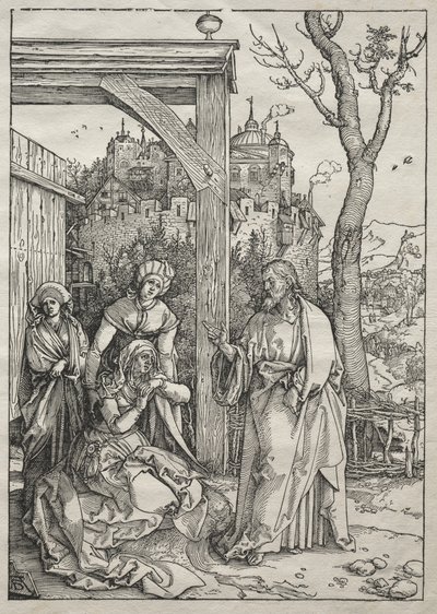 Vida da Virgem: Cristo se despedindo de sua mãe de Unknown artist