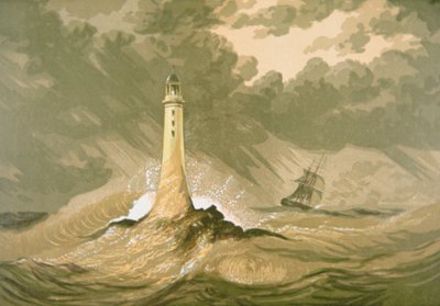 Farol com Veleiro de Unknown artist