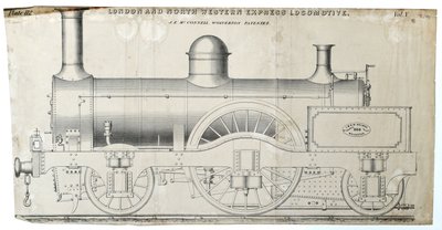 London and North Western Express Locomotiva placa 112 de Unknown artist