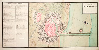 Mapa de Dunquerque de Unknown artist