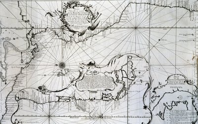 Mapa do Oceano Pacífico de Unknown artist