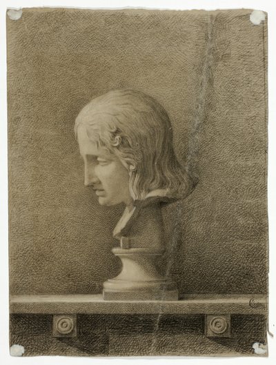 Busto de mármore de um jovem de Unknown artist