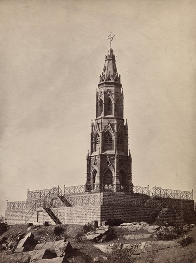 Monumento em memória dos soldados britânicos em 1859 de Unknown artist