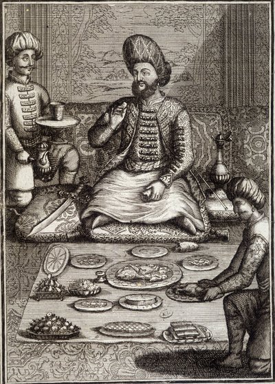 Méhémet Réza Beg, Embaixador da Pérsia, início do século XVIII. de Unknown artist