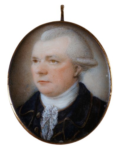 Retrato em miniatura do Capitão John Coxon (pintura) de Unknown artist