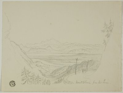 Mont Blanc do Jura de Unknown artist